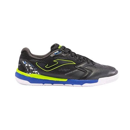 Chuteira Joma Futsal Liga 5 Preto/Azul Masculino