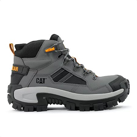 Bota Caterpillar Invader Mid Vent Gargoyle Preto Masculino