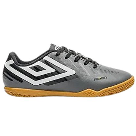 Chuteira Umbro Futsal Action Grafite/Preto Masculino