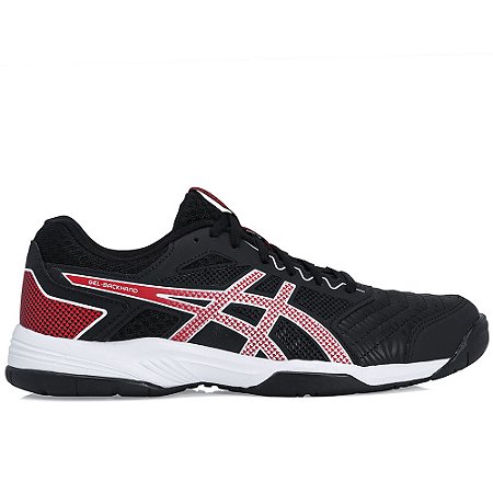 Tênis Asics Gel Backhand Preto/Vermelho Masculino