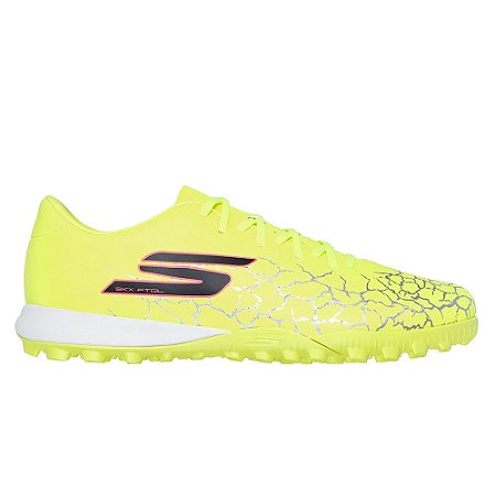 Chuteira Skechers Society Gold Amarelo/Preto Masculino