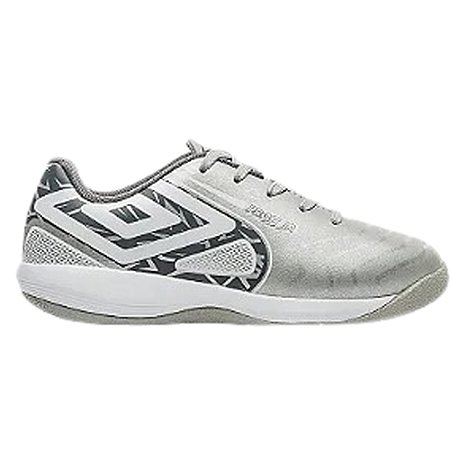 Chuteira Umbro Futsal Pro 5 Jr Cinza/Preto Infantil