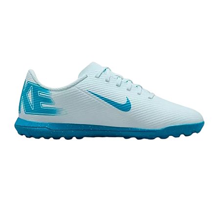 Chuteira Nike Society Surpfly 10 Branco/Azul Masculino