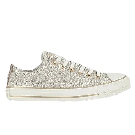 Tênis Converse Chuck Taylor All Star Ox Pretty Patina Ouro Claro