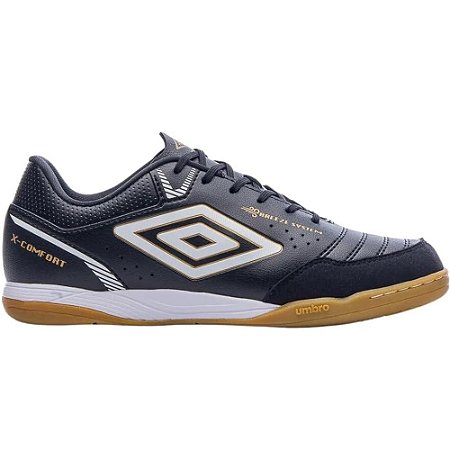 Chuteira Umbro Futsal X Comfort Preto/Branco Masculino