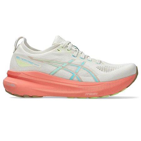 Tênis Asics Gel Kayano 31 Branco/Rosa Feminino