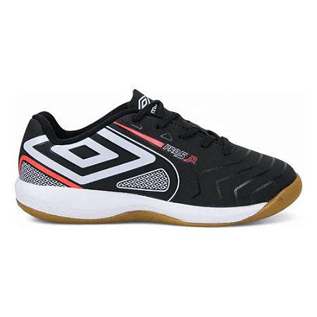 Chuteira Umbro Futsal Pro 5 Jr Preto/Branco Infantil