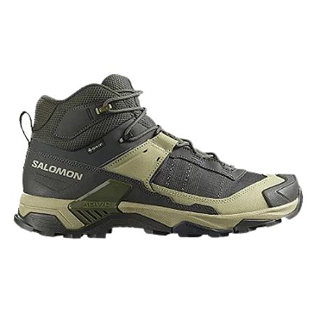 Bota Salomon Ultra 5 Mid Gtx Verde/Cinza Masculino