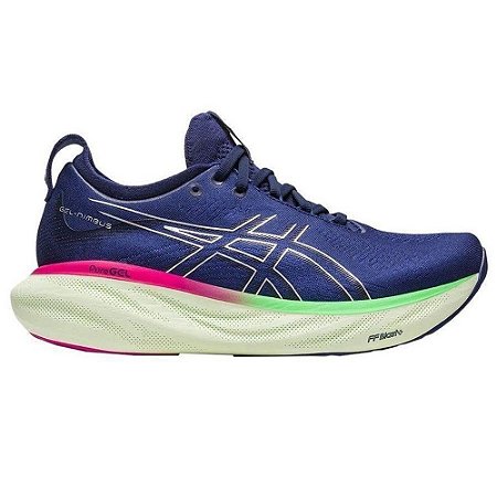Tênis Asics Gel-Nimbus 25 Azul/Branco Feminino