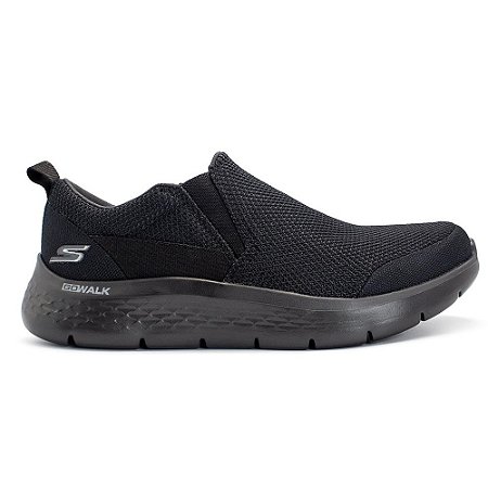 Tênis Skechers Go Walk Flex Preto/Cinza Masculino