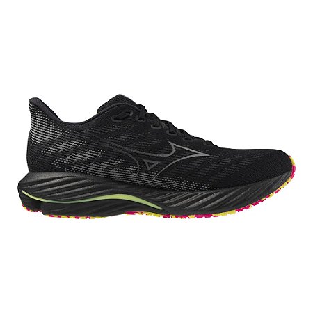 Tênis Mizuno Wave Rider 28 Preto/Pata Feminino