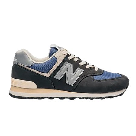 Tênis New Balance 574 V2 Preto/Azul Masculino