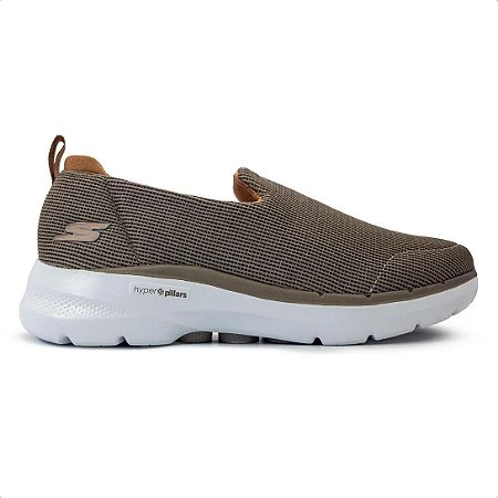 Tênis Skechers Go Walk 6 Castanho Feminino
