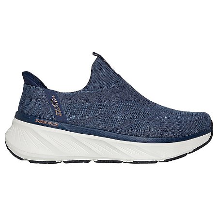 Tênis Skechers Edgeride Commissioner Azul/Laranja Masculino