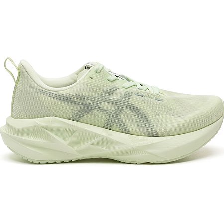 Tênis Asics Novablast 5 Whisper Verde/Monument Azul Feminino