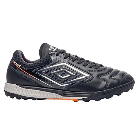 Chuteira Umbro Society Adamant Preto/Prata Masculino