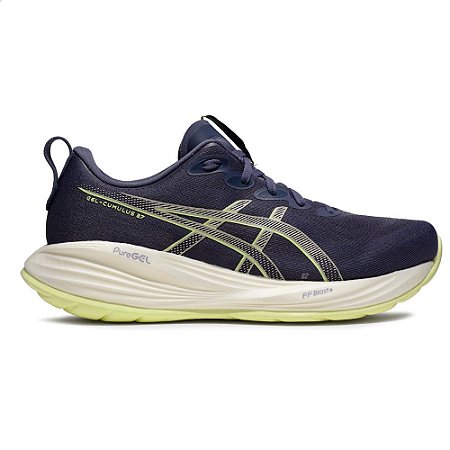 Tênis Asics Gel-Cumulus Indigo Fog/Amarelo Masculino