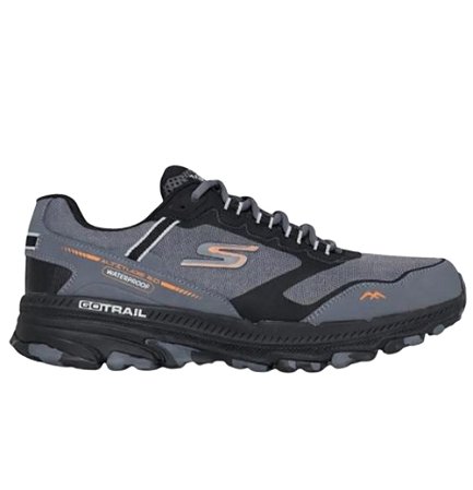 Tênis Skechers Go Run Trail Altitude 2.0 Cinza/Laranja Masculino