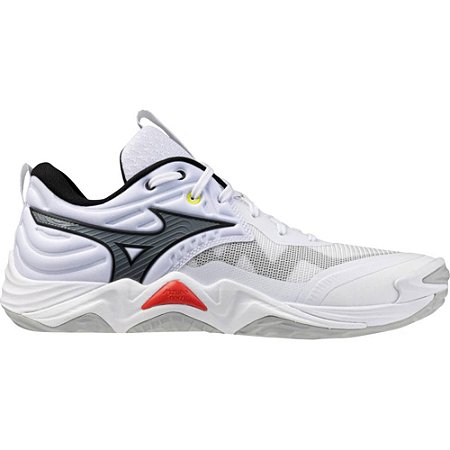 Tênis Mizuno Wave Momentum Elite Branco/Preto Masculino
