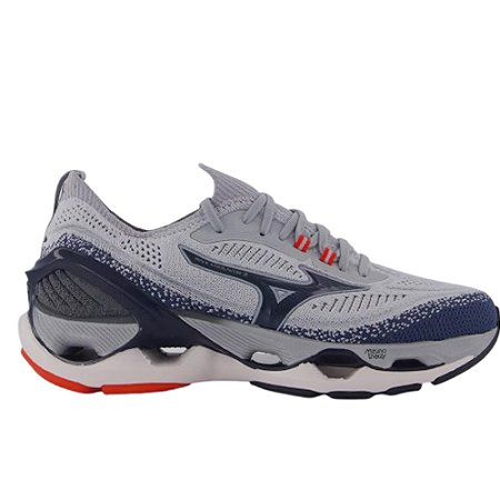 Tênis Mizuno Wave Endeavor 3 Cinza Claro Masculino