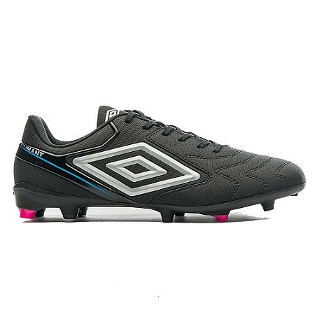 Chuteira Umbro Soccer Adamant Preto/Cinza Masculino