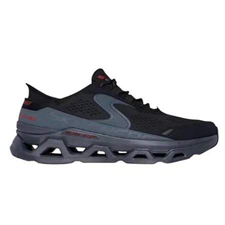 Tênis Skechers Glide Step Preto/Carvao Masculino