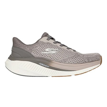 Tênis Skechers Go Walk Max Cushioning Arch Fit Castanho Masculino