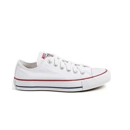 Tênis All Star Converse Chuck Taylor Cano Baixo Branco - Tontri Esportes