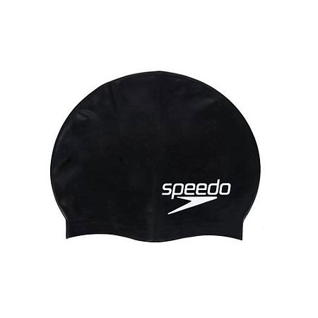 Touca Speedo Silicone Junior Preto