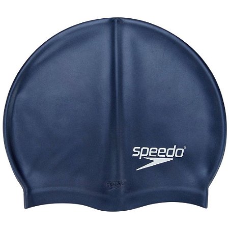 Touca Speedo Silicone Junior Azul Marinho