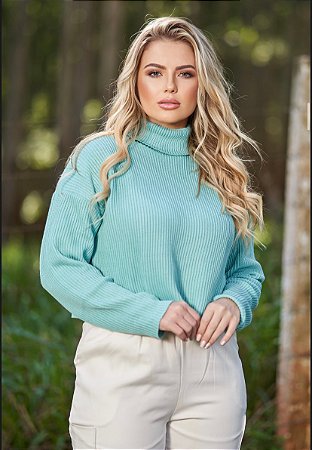 Cropped tricot gola