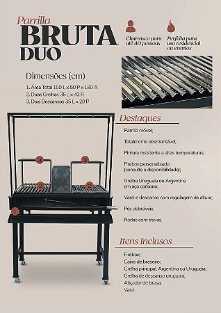 PARRILLA BRUTA DUO