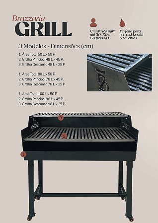 GRILL BRAZZARIA 800