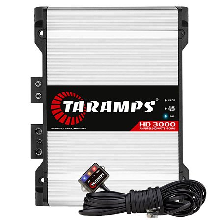 Módulo Amplificador Taramps HD 3000 1 Canal 3000W RMS 4 Ohms