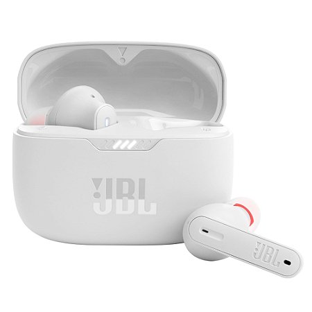 Fone De Ouvido Bluetooth JBL Tune 230NC TWS In-Ear Até 40 Horas de Bateria Branco
