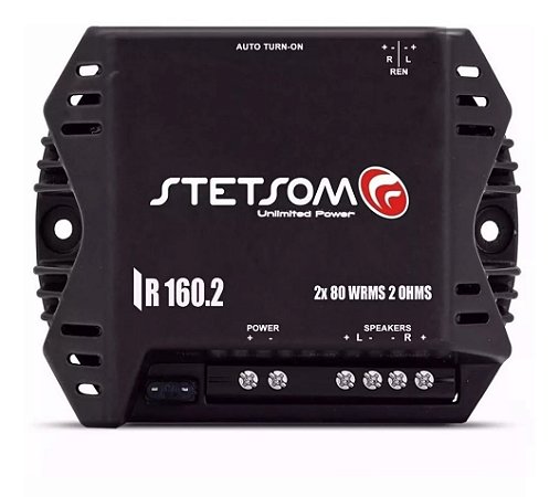 Módulo Amplificador Stetsom Iron Line IR160.2 160W RMS 2 Canais