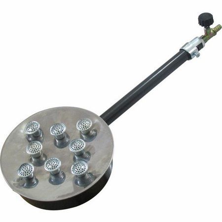 Queimador Alta Pressão completo com mangueira de 1,5M 8 caulins