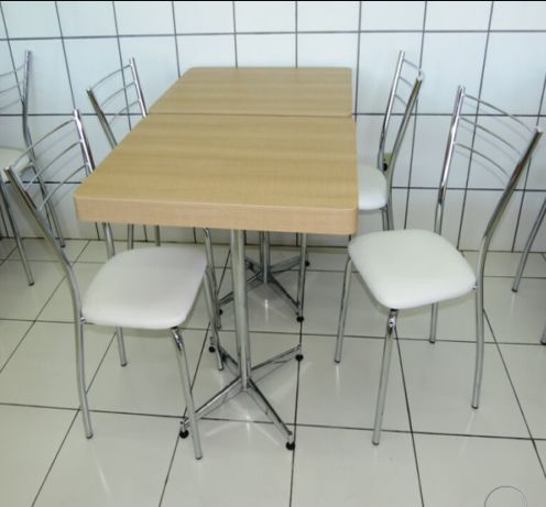 Conjunto com 1 Mesa e 2 Cadeiras - Mesas e Cadeiras para Restaurante REF 7040