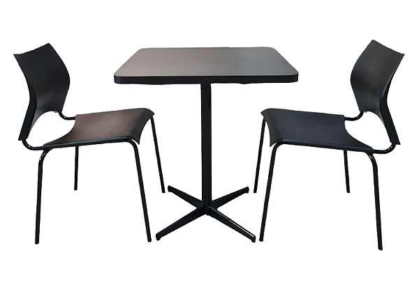 Conjunto com 1 Mesa e 2 Cadeiras - Mesas e Cadeiras para Restaurante REF 7120