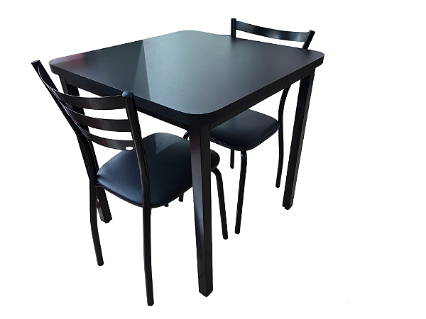Conjunto com 1 Mesa e 2 Cadeiras - Mesas e Cadeiras para Restaurante REF 7140