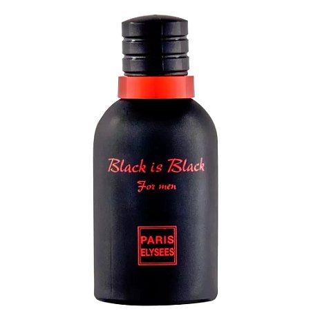 Black is Black for Men Paris Elysees - Perfume Masculino - Eau de Toilette - 100ml