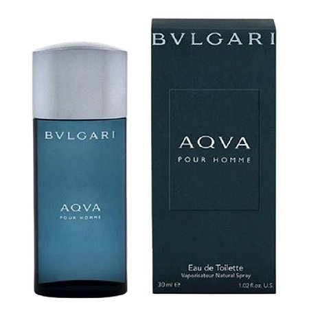 Aqva Pour Homme Bvlgari - Perfume Masculino - Eau de Toilette - 30ml