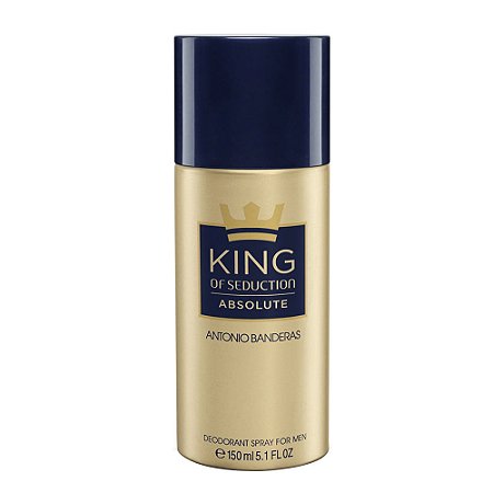 King of Seduction Absolute Desodorant Spray Antonio Banderas - Desodorante Masculino - 150ml