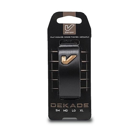 Abafador Gruvge FretWraps Dekade Edition, Logotipo 3D, Grande Preto