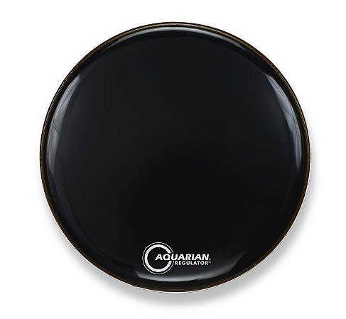 Pele Aquarian Regulator Black 16" Resposta Bumbo Filme Simples