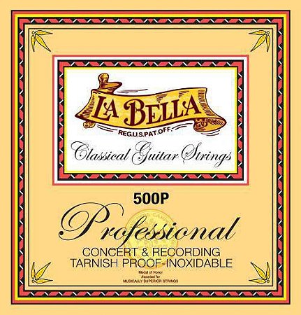 Encordoamento La Bella Professional Clássico 500P