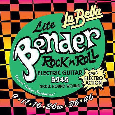 Encordoamento La Bella Guitarra Bender 9-46