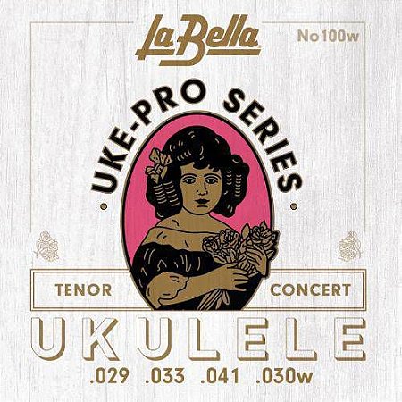 Encordoamento La Bella Ukulele Uke-Pro Concert/Tenor 29-30w