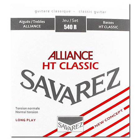 Encordoamento Savarez 540R Violão Alliance, Tensão Alta