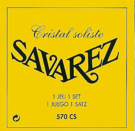 Encordoamento Savarez 570CS Cristal Soliste Violão, Tensão Alta